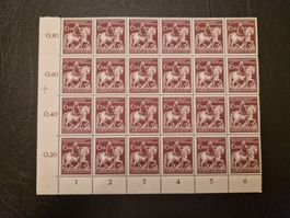 Deutsches Reich Briefmarken Bogenteil postfrisch