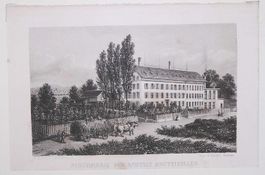 Brüttisellen bei Dübendorf  seltene Aquatinta von Zollinger