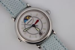 Gérald Genta -  Retro Jour Nuit GMT Mondphase Stahl Box