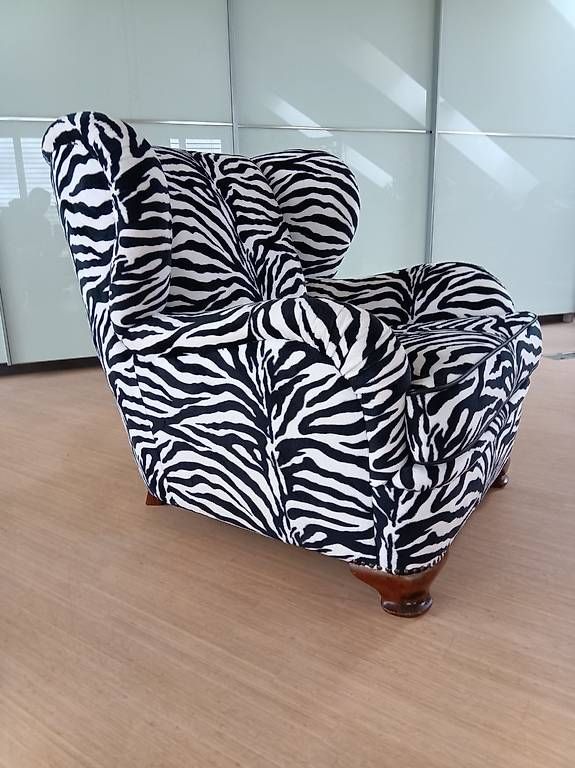 Poltrone: Ohrensessel Zebra Design – Nuovo (secondo la descrizione) da Sarmenstorf venduto da AHas 2