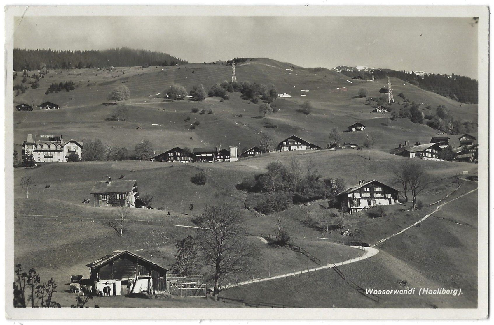 Ansichtskarten: Wasserwendi  (Hasliberg) – Gebraucht aus Bütschwil von Jackson1A