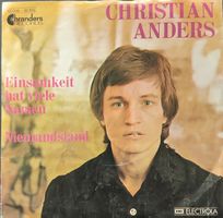 Vinyl-Single Christian Anders - Einsamkeit hat viele Namen