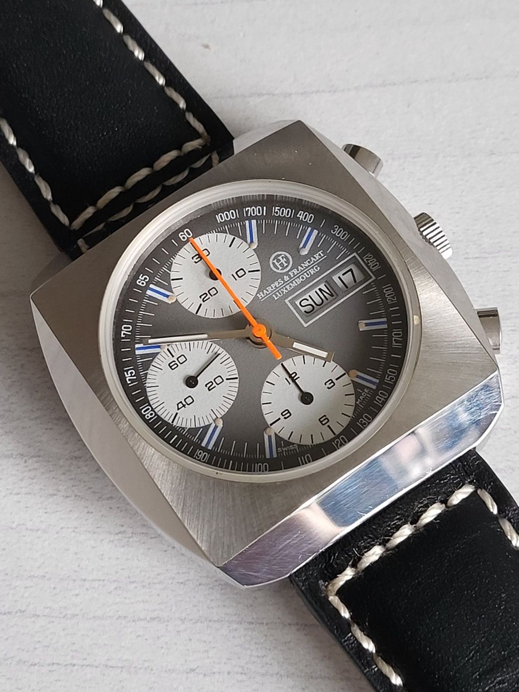Zeno Orologi: New Oldstock Chronograph mit Vljoux 7750 – Nuovo (secondo la descrizione) da Allschwil venduto da Uhrenbinz 3