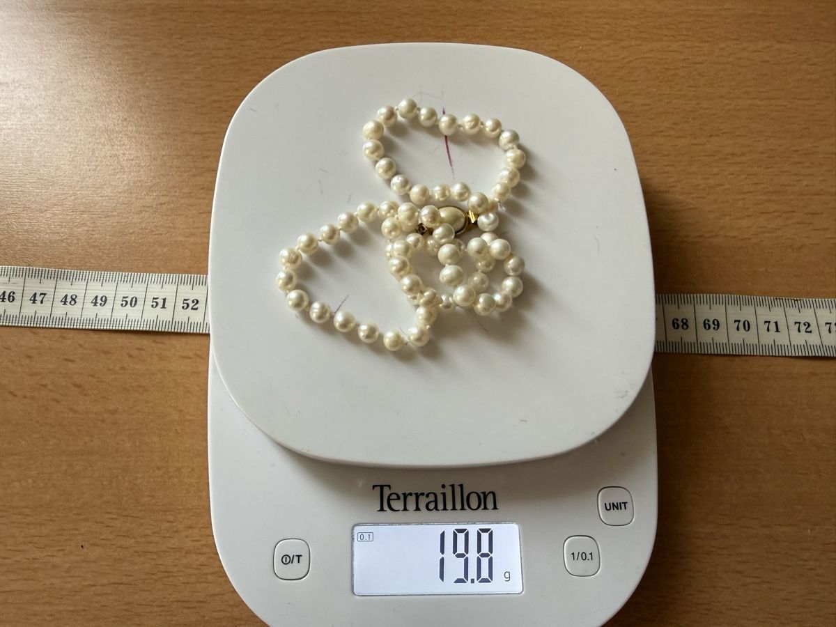 Catenine: Vintage Perlenkette, kleiner Defekt – Usato da Lamone venduto da LaCantinaMagica 5