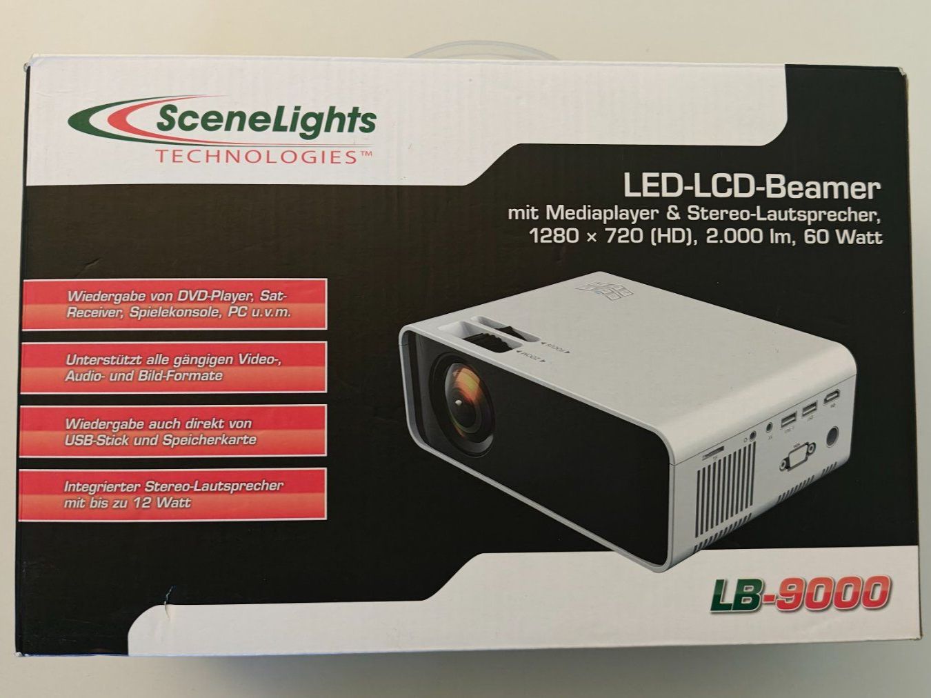 Videoprojektoren: Beamer ScensLights weiss – Gebraucht aus Lenzburg von Johnnyst 5