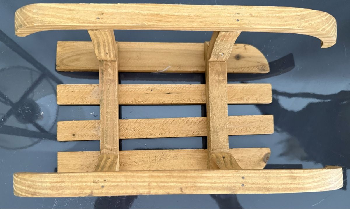 Tutte le decorazioni: Holzschlitten klein – Usato da Pfeffikon LU venduto da pepino17 3