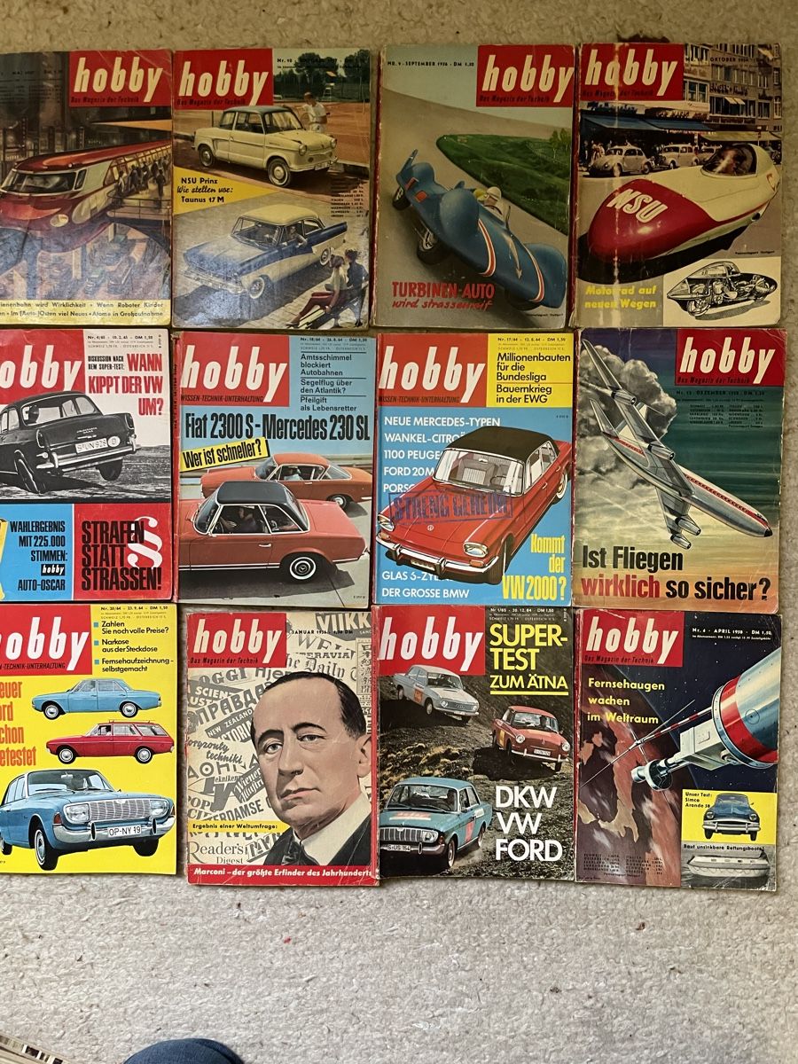 Riviste & Magazine: hobby Hefte 1956 bis 1965 – Usato da Olten venduto da Hummelchen1 1