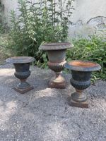 3 Vases Jardinière Fonte Antique État Rustique & Patiné 🎨