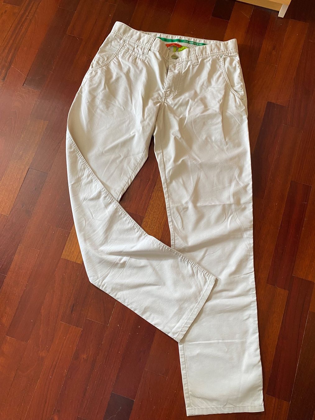 Pantaloni: ALBERTO Herren Golfhose Gr. 46 – Usato da Besazio venduto da lionheart63