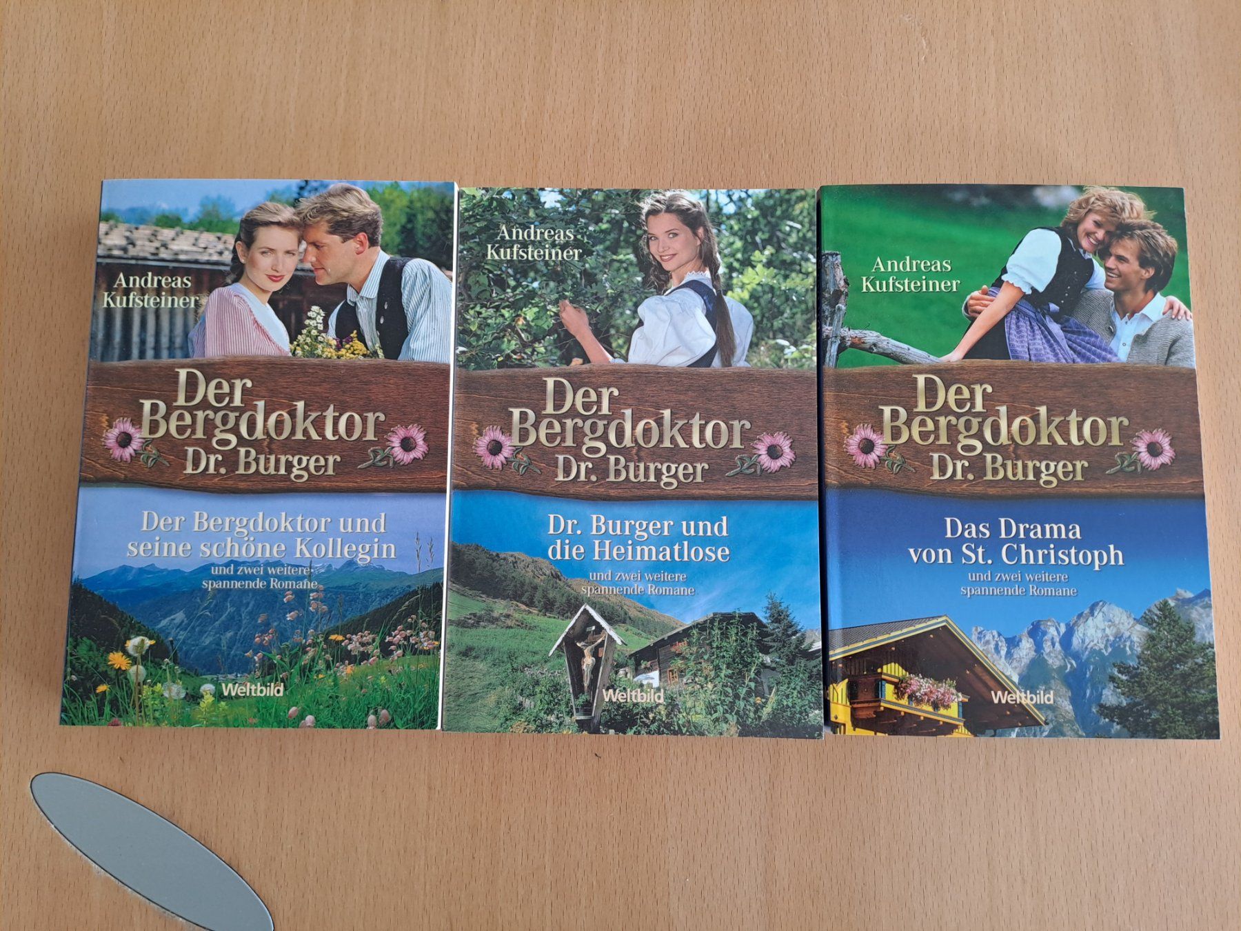 Livres: 3 Bergdoktor Roman - Andreas Kufsteiner – D'occasion à Untersiggenthal par Zehni8