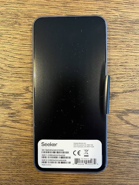 Telefoni cellulari / Smartphones: Solana Seeker Smartphone – Usato da Rütihof venduto da SwissEritageAndMore 1