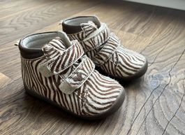 Schuhe Finken Vertbaudet Mädchen Gr. 22 Leder mit Fell