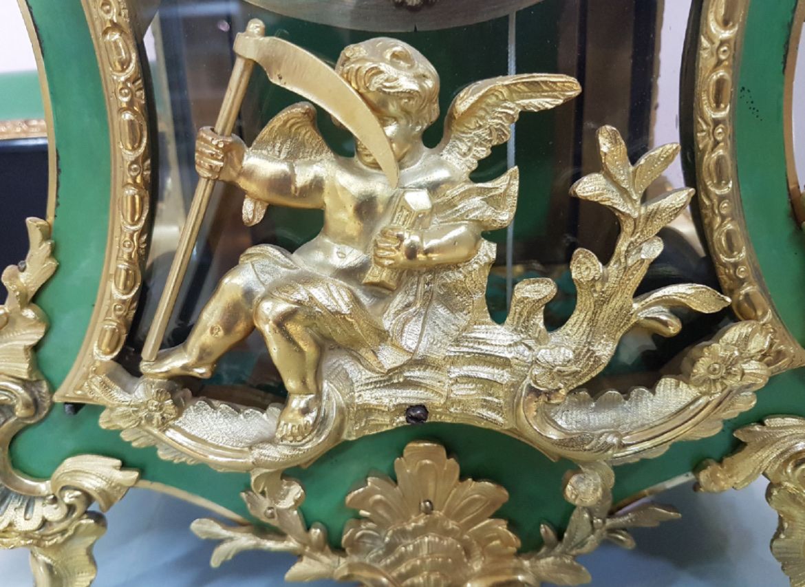Orologi: Regence Prunk Pendule signiert Vignet Paris – Usato da Zürich venduto da Kristl_von_der_Post 5