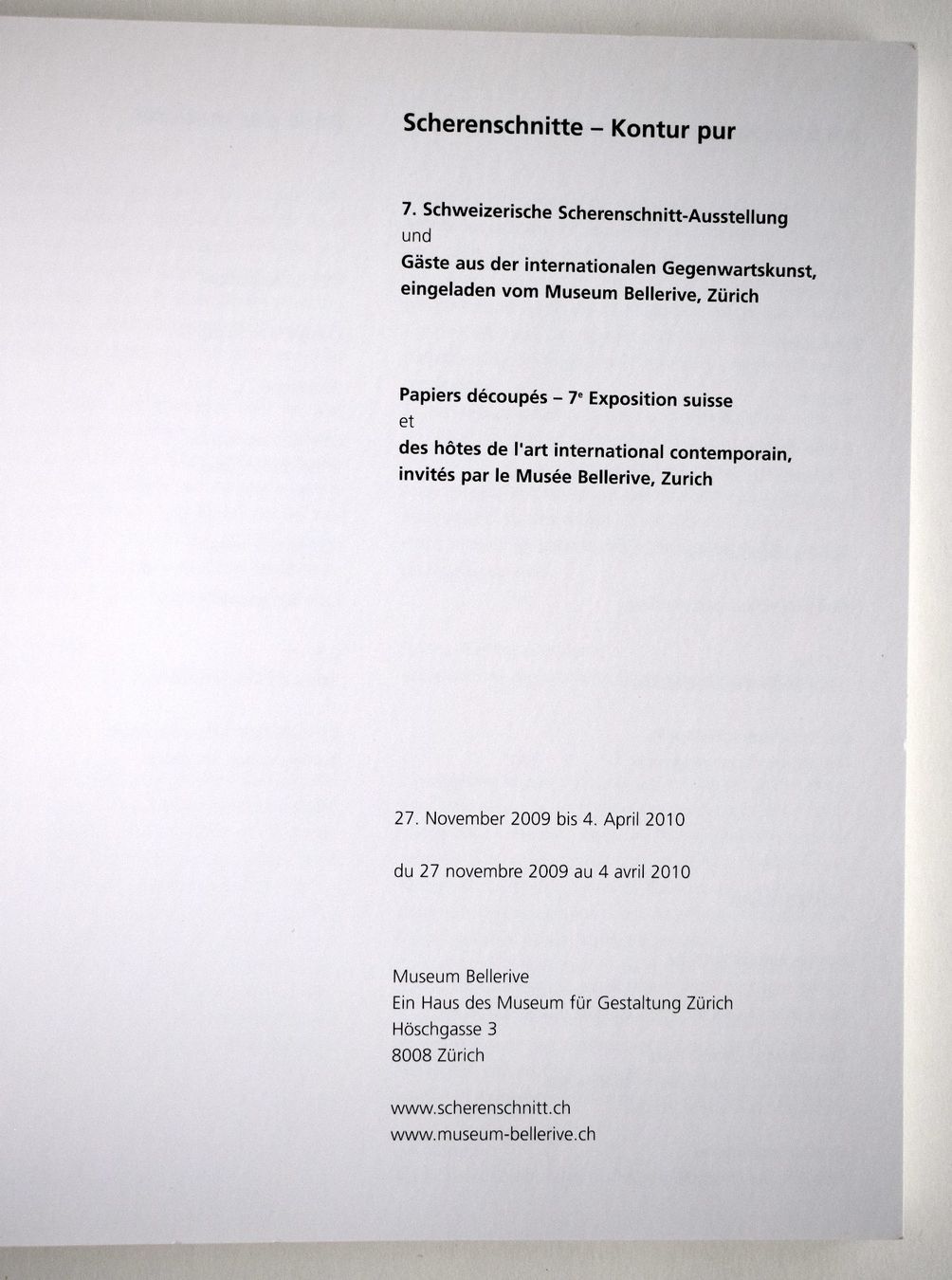Libri: Scherenschnitte Schweiz Scherenschnitt-Ausstellung Bellerive – Usato da Zürich venduto da Kunstvoll 2