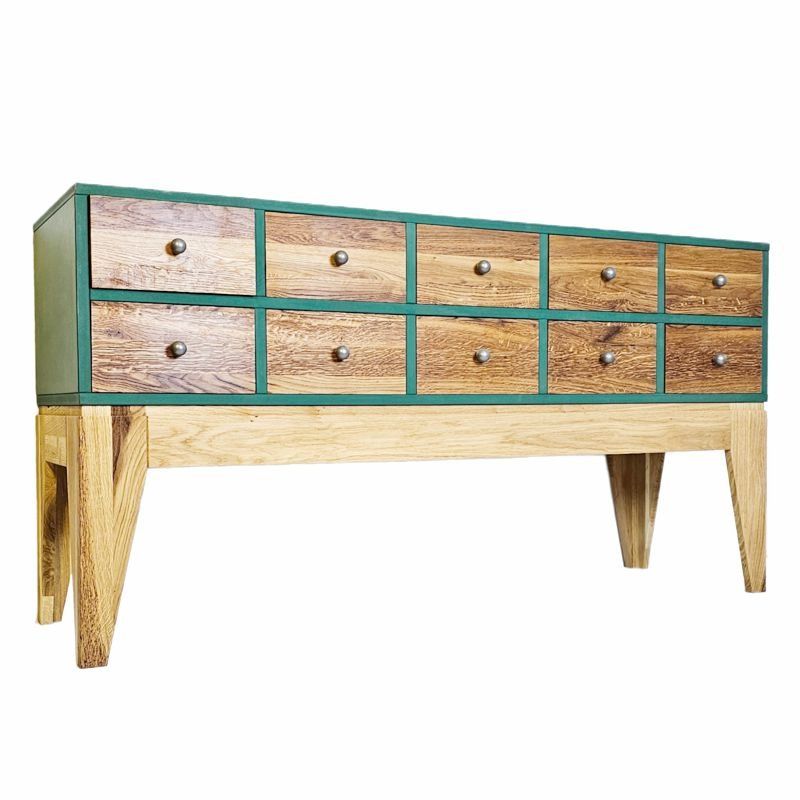 Cassettiere: Kommode MDF und Eiche – Nuovo (secondo la descrizione) da Reinach BL venduto da factory-shops 2