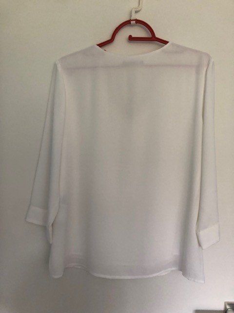 Comma Camicette: Bluse weiss, neu, GR. 40 von Comma – Nuovo (secondo la descrizione) da Benglen venduto da Mohnblume66 2