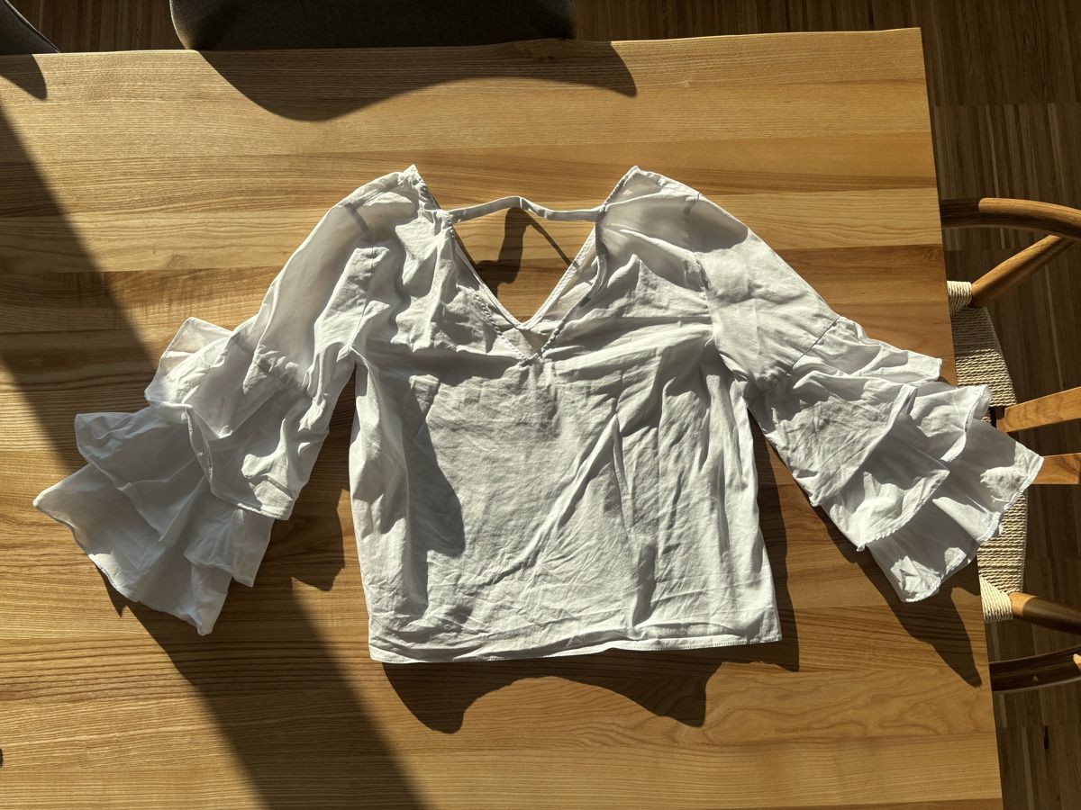 Zara Top: Zara white top - size s – Usato da Erlenbach ZH venduto da Ma.Pi 1
