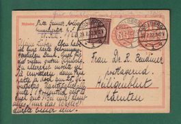 DEUTSCHES REICH KARTE - 1922