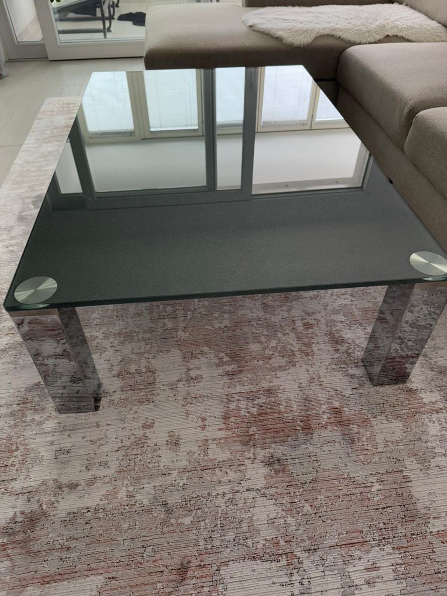 Tavoli: Glastisch Couchtisch Chrom – Usato da Zürich venduto da Nopipo 4