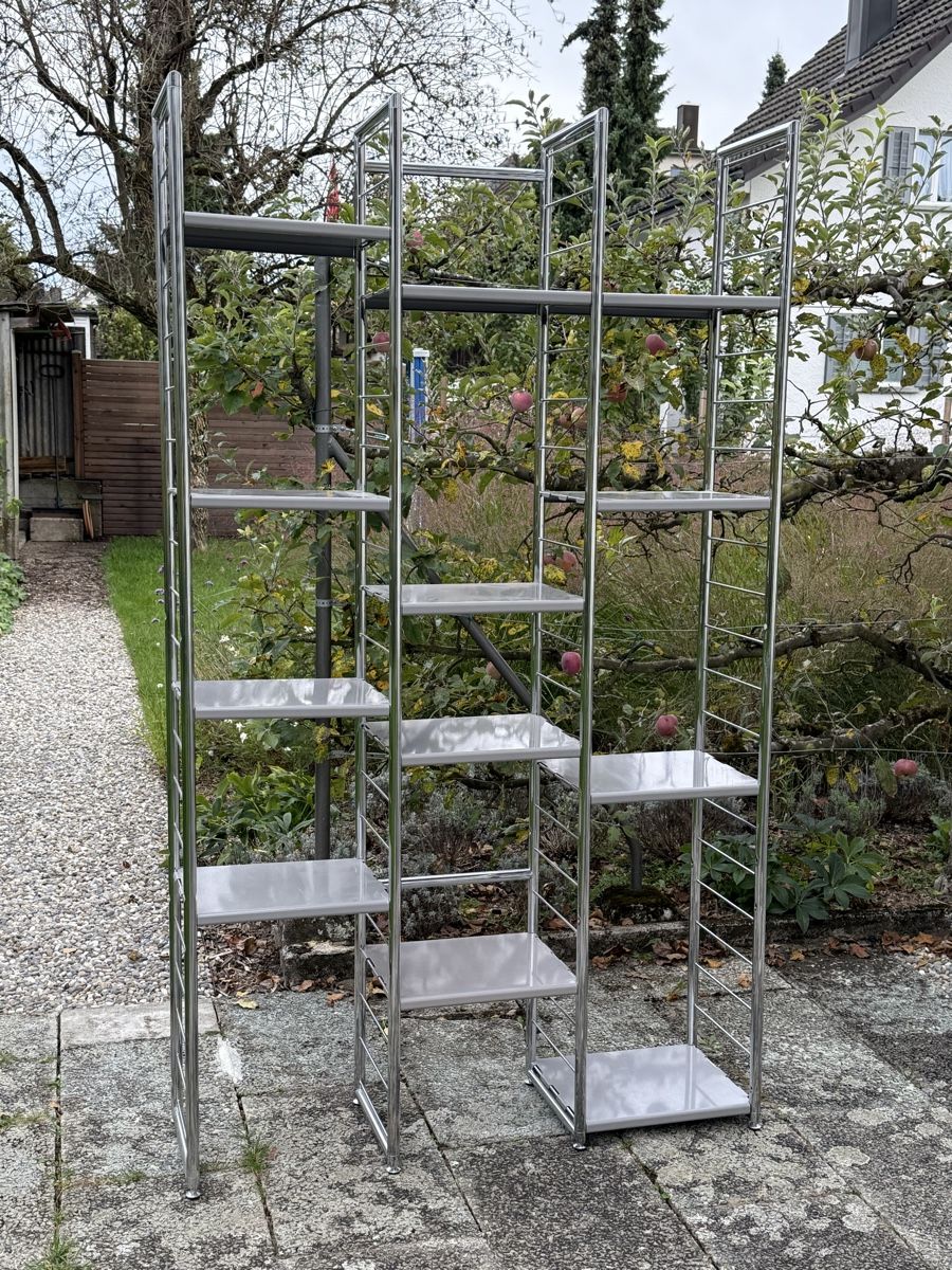 Interio Scaffali: Metallregal Chrom/grau variabel – Usato da Langenthal venduto da Decoder
