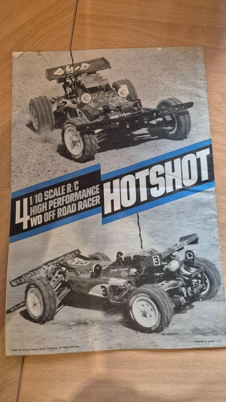 Tamiya Modellismo RC: Original RC Tamiya HOT SHOT Bauanleitung – Usato da Bichelsee venduto da mimis7772 2