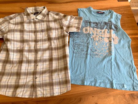 Kleiderpaket O'Neill und Icepeak Hemd und Shirt ärmellos 164