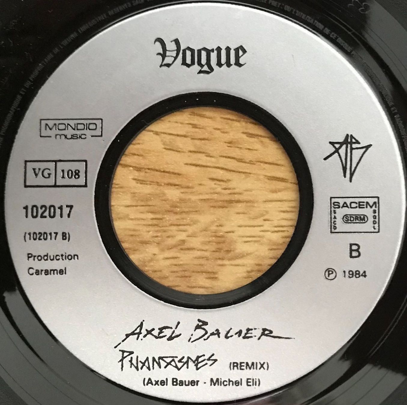 Dischi in vinile: AXEL BAUER - PHANTASMES – Usato da Bussigny venduto da vinyl-pas-cher 3