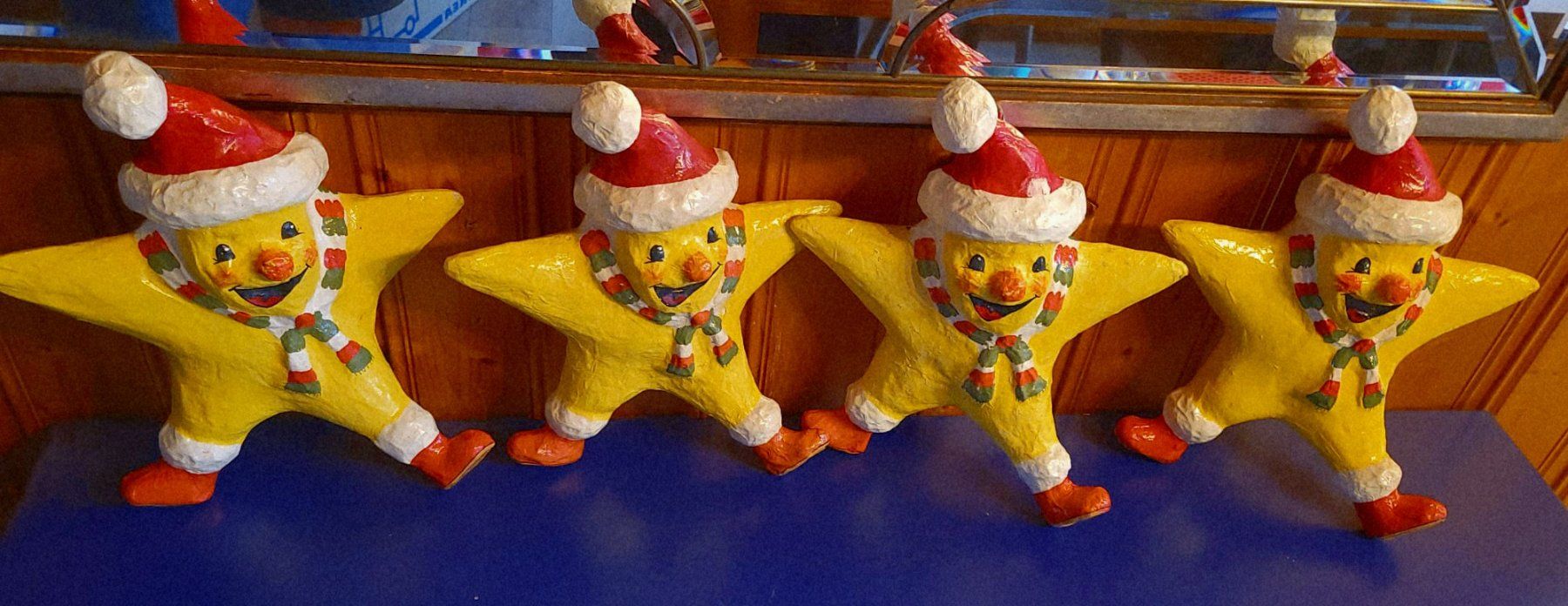 Figuren: Alte Sternen - Figuren aus Pappmaché – Gebraucht aus Schafhausen im Emmental von Herzrose 4