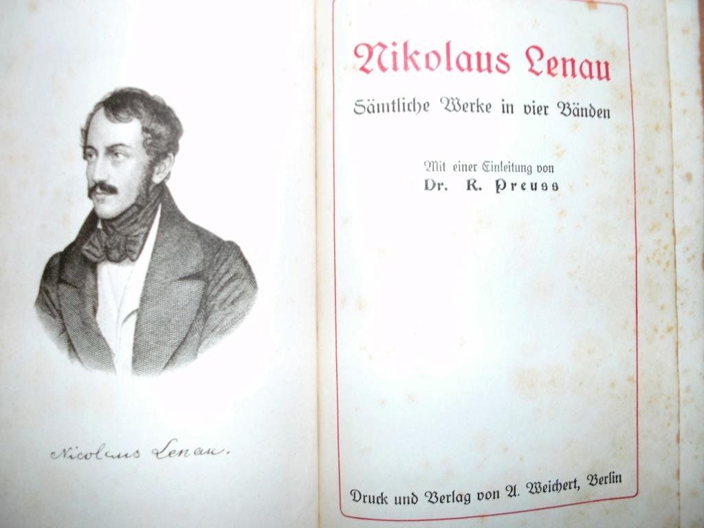 Bücher: Nikolaus Lenau – Gebraucht aus Grenchen von Kogi7 2