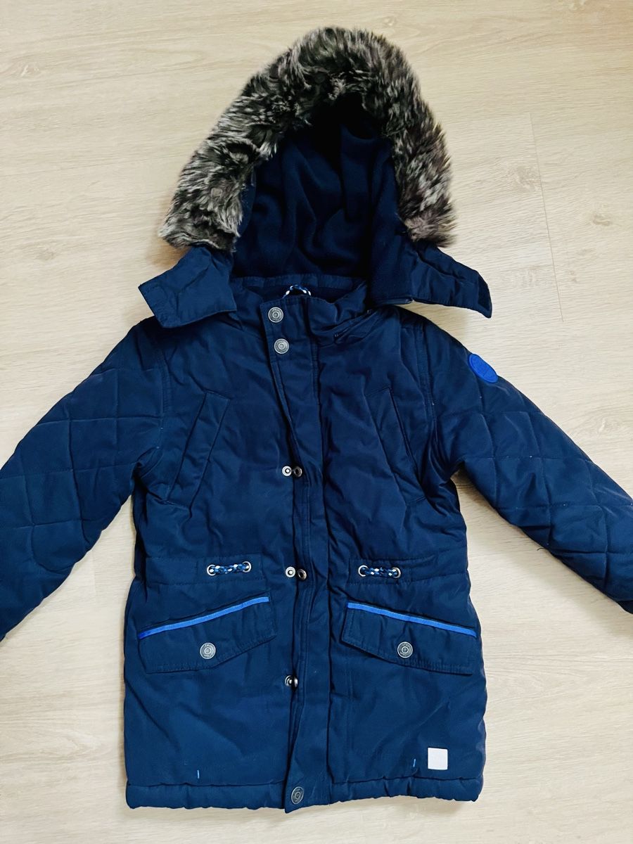 S.Oliver Giacche & Cappotti: s.Oliver Kinder Winterjacke Blau Gr. 104 – Usato da Frauenfeld venduto da Repsol_Vani 1