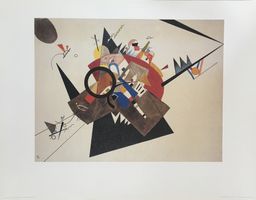 Wassily Kandinsky     "Schwarzes Dreieck"   KUNSTDRUCK
