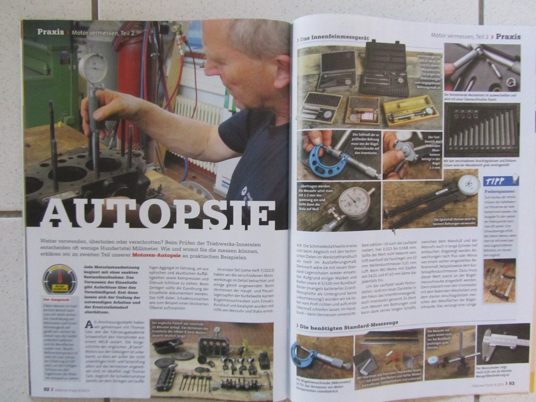 Zeitschriften & Magazine: Oldtimer Praxis, das Schrauber-Magazin, August 2023 – Gebraucht aus Weiningen ZH von dietsch57 4