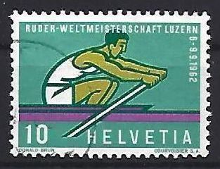 Tutti i francobolli: 1962 - Ruder-WM Luzern – Usato da Schaffhausen venduto da poststamp