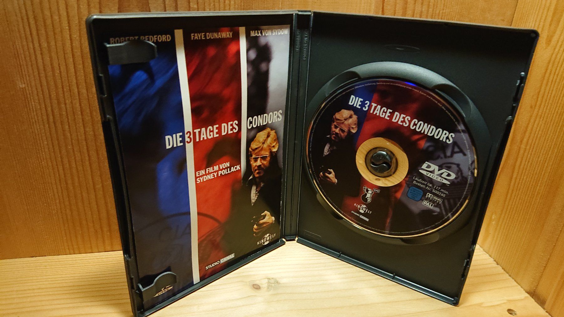 Tutti i DVDs: DIE 3 TAGE DES CONDORS DVD mit Robert Redford – Usato da Wilderswil venduto da Exebub 2