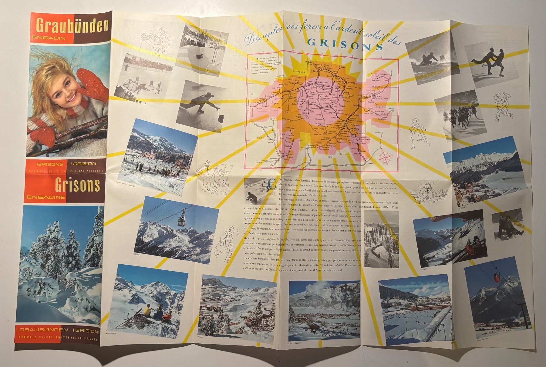 Documenti: Brochure Grisons Engadine / Graubünden Engadin – Usato da Neuchâtel venduto da gefdeneuch 2