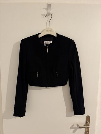 Escada  Kurz-Jacke aus woole, Blazer Schwarz, Gr 36, elegant