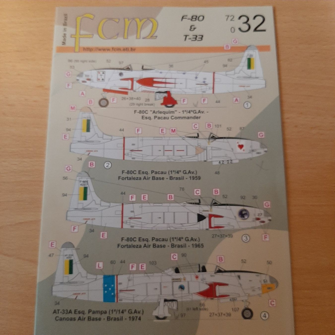 Lockheed Kit di modellismo & Modellini statici: D 177 ... Lockheed F-80 + T-33 Shooting Star ... fcm . Decal – Nuovo (secondo la descrizione) da Bonstetten venduto da Benibanny59
