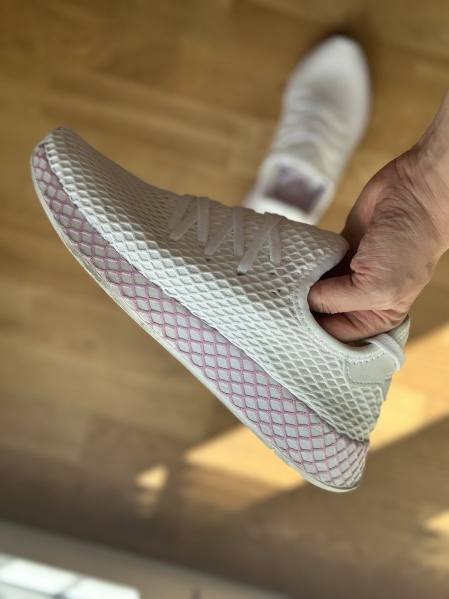 Scarpe da uomo: Adidas Damenschuhe Weiss-Rosa – Nuovo (secondo la descrizione) da Basel venduto da FatmaCan52 1
