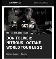 3x Don Toliver platinum tickets 