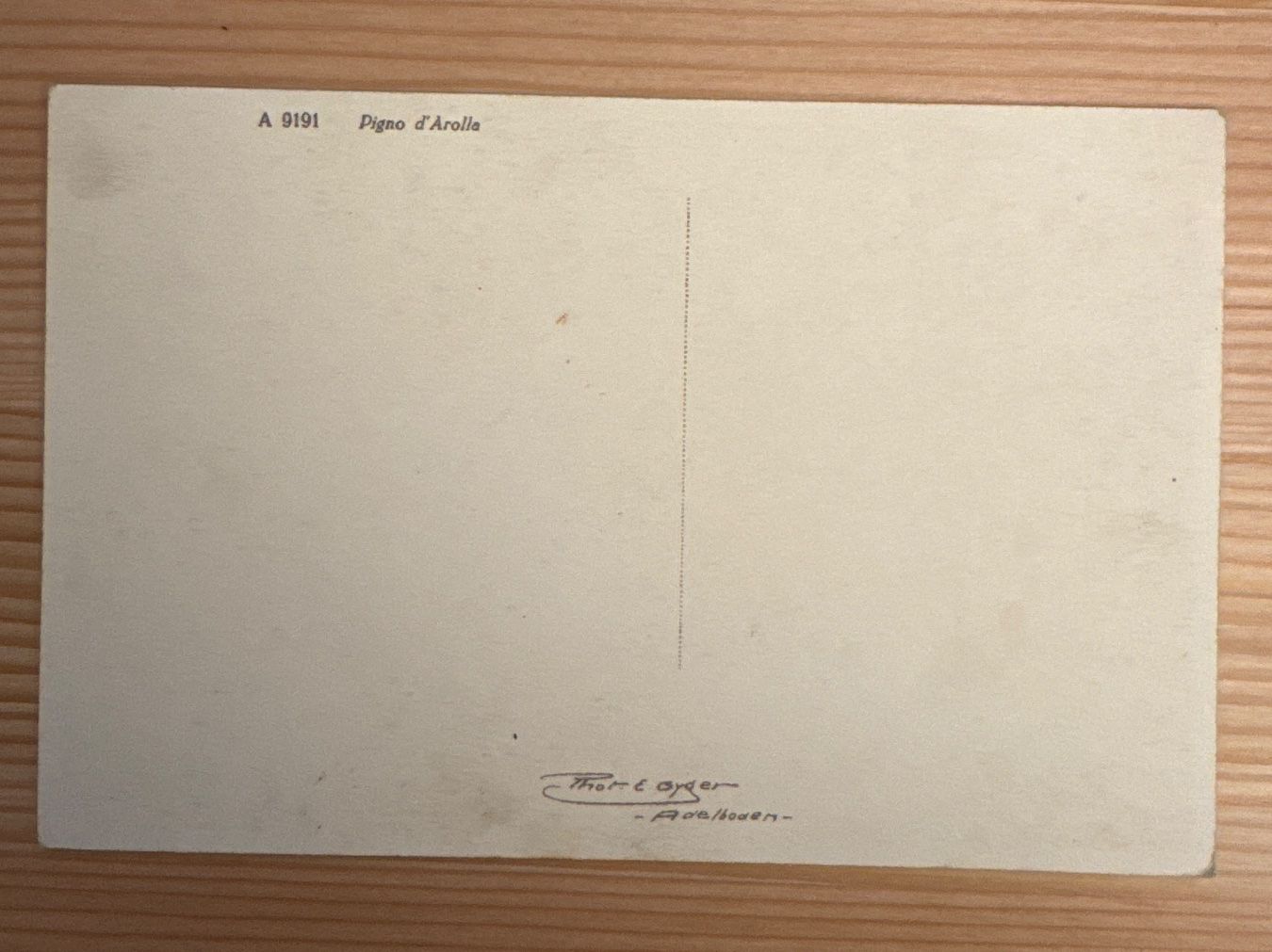 Cartes postales: 6 antike Ansichtskarten, mit gemalten Landschaften im Wallis – Neuf (Voir description) à Zürich par Tarafo5 5