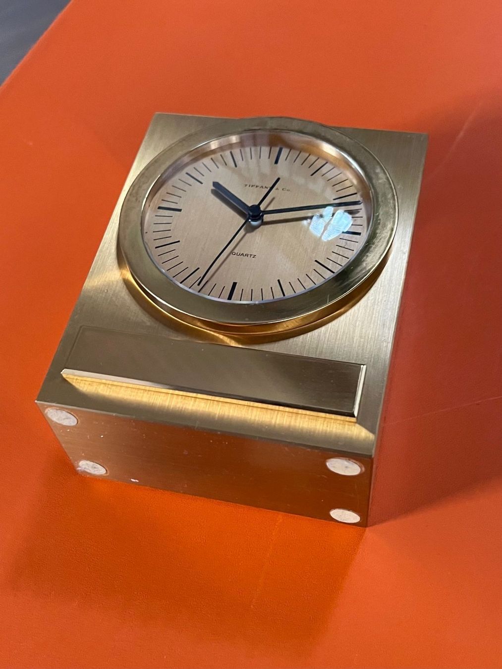Tiffany & Co. Orologi: 😍 Tiffany Table Clock Classic Rare' 😍 – Usato da Morges venduto da thetimebureau 4