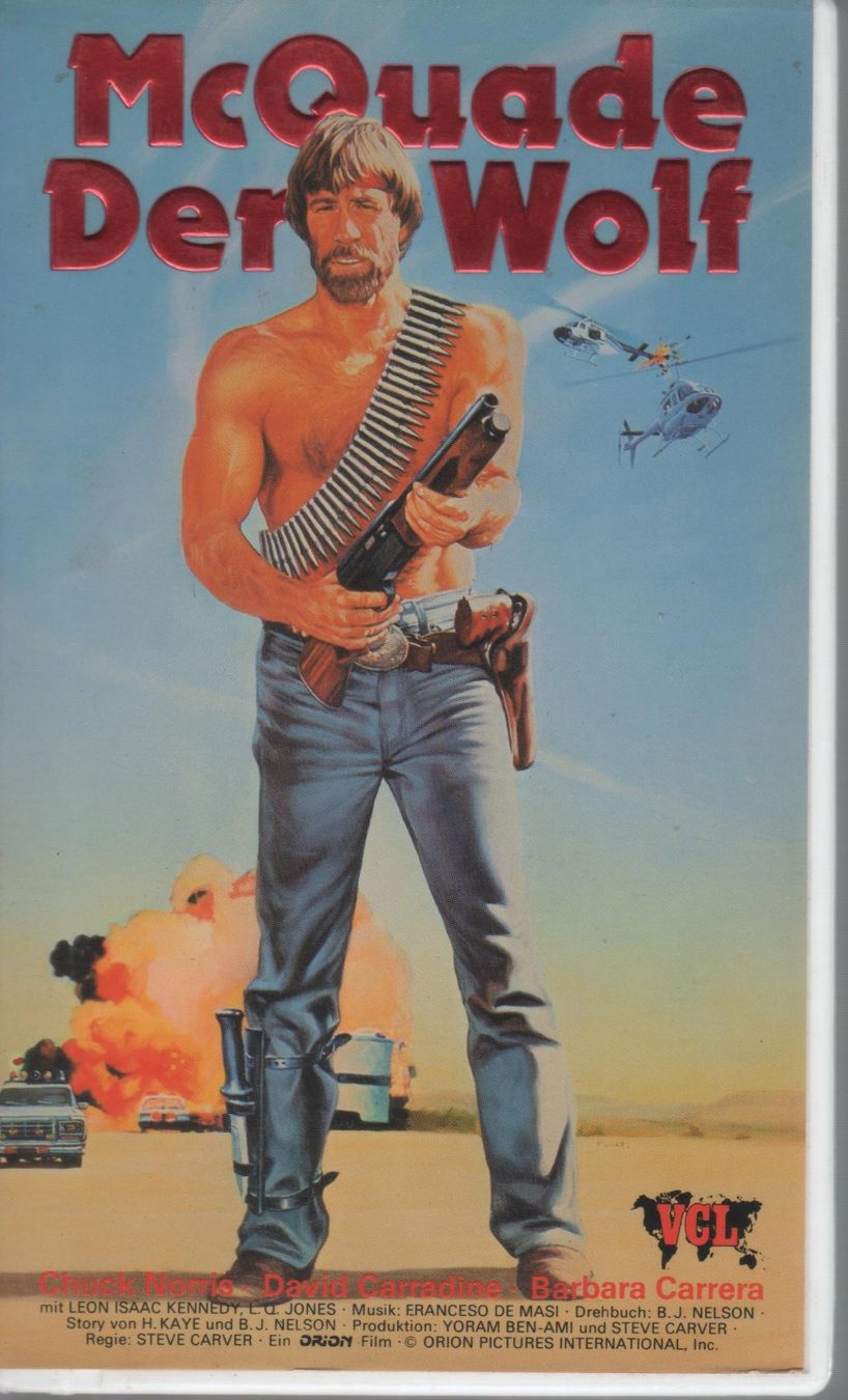 Tutti i VHS: McQuade - Der Wolf mit Chuck Norris VHS  VCL1984 – Usato da Remetschwil venduto da Privatflohmi