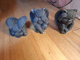 Kleine Gargoyle Statuen