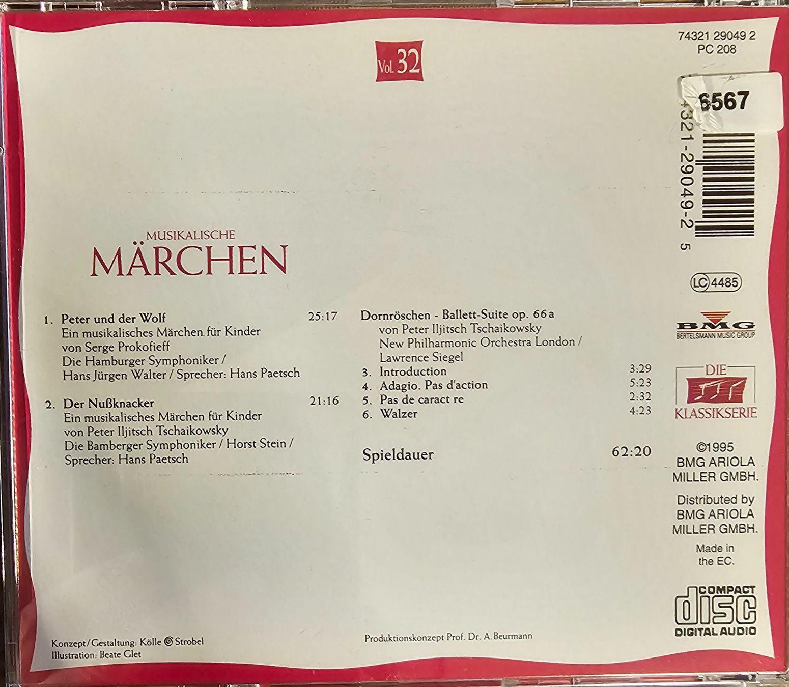 CD: Musikalische Märchen Vol. 32 – Usato da Wahlen b. Laufen venduto da Cg10 1