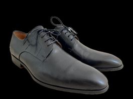 Magnanni Schnürschuhe, Leder schwarz, Gr. 42, guter Zustand