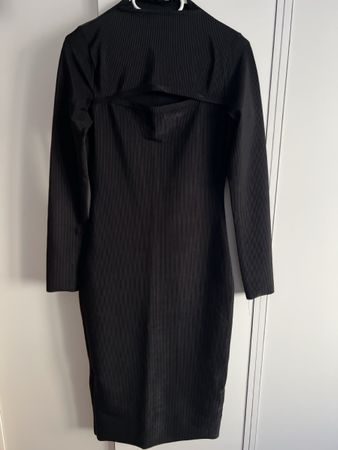 Robe noire moulante Fashion Nova, taille S