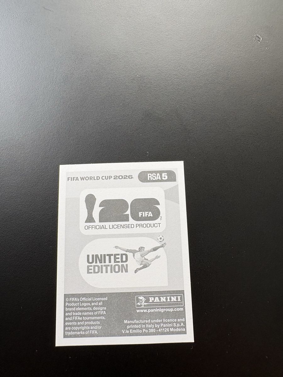 Panini Sammelbilder & Trading cards: Panini Samukele Kabini RSA5 – Neu (gemäss Beschreibung) aus Langrickenbach von swissluca 1