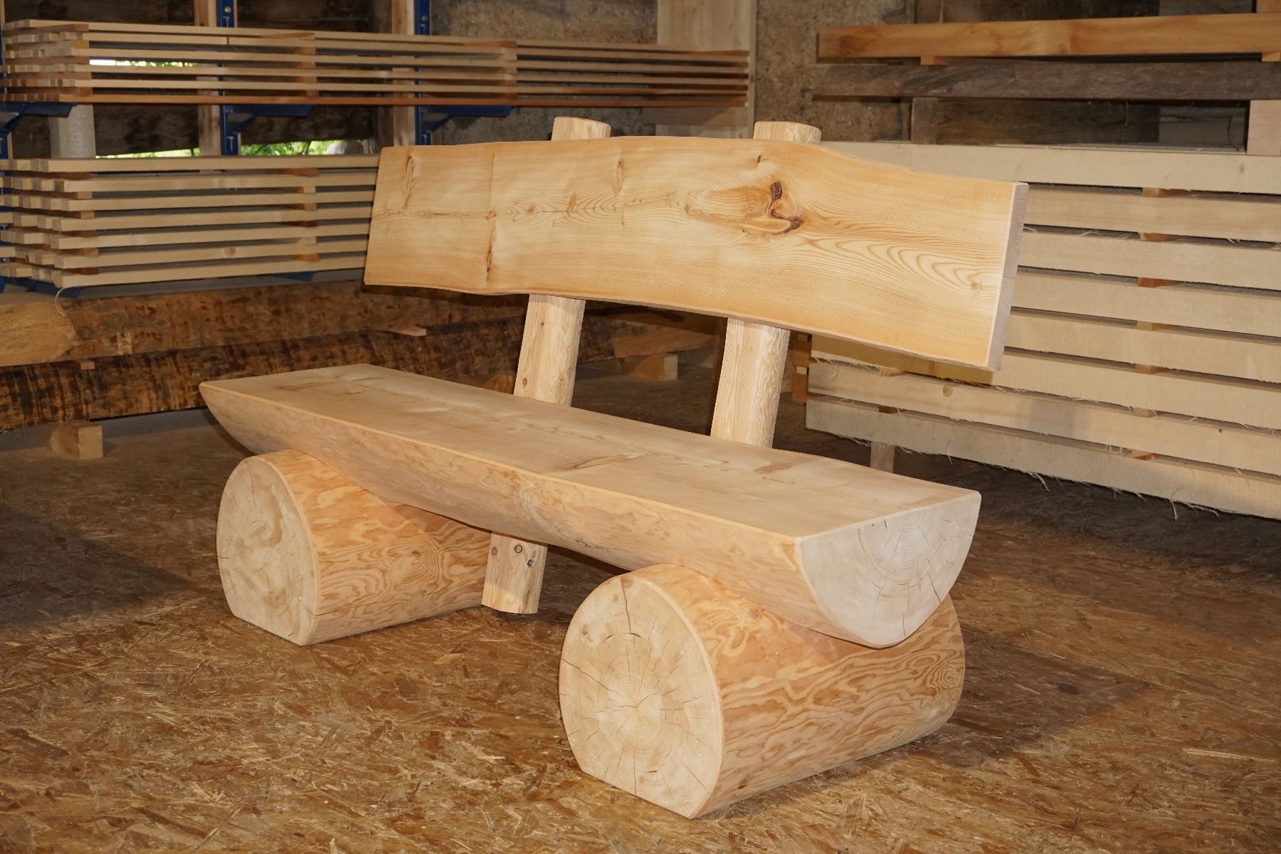 Panchine: Sitzbank Foppa aus Lärche – Nuovo e nell'imballaggio originale da Lohn GR venduto da Nilo87 3