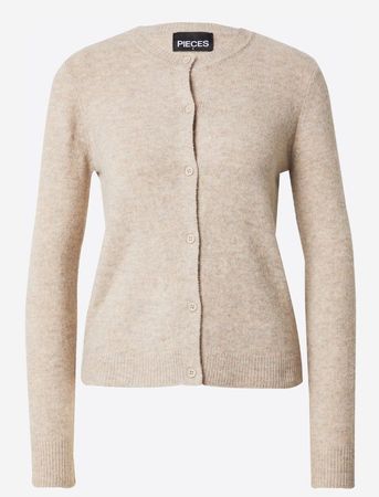 Pieces Strickjacke beige | Gr. M | neuwertig