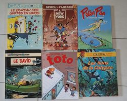 BD Lot Gaston Spirou Peter Pan Toto Les Tuniques Bleues